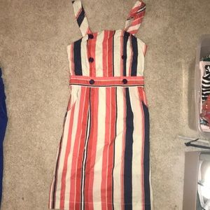 Striped painter dress